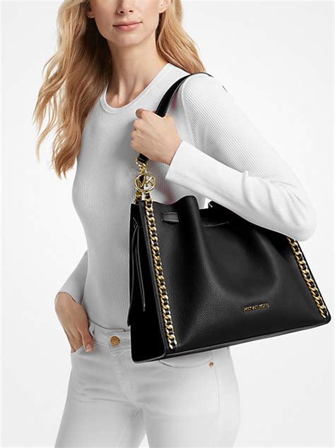 michael kors tina bag|mina large chain shoulder bag.